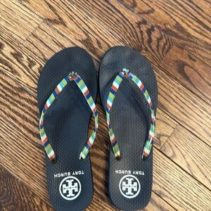 Tory Burch flip flops size 8